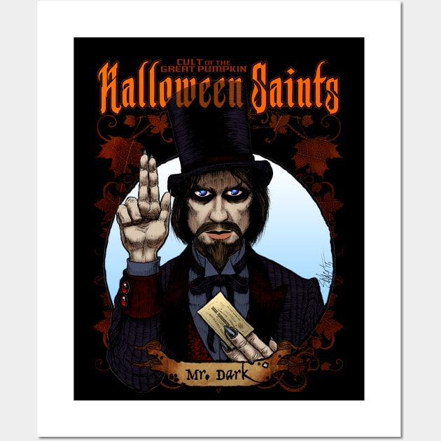 Halloween Saints: Mr. Dark Wall Art by Chad Savage